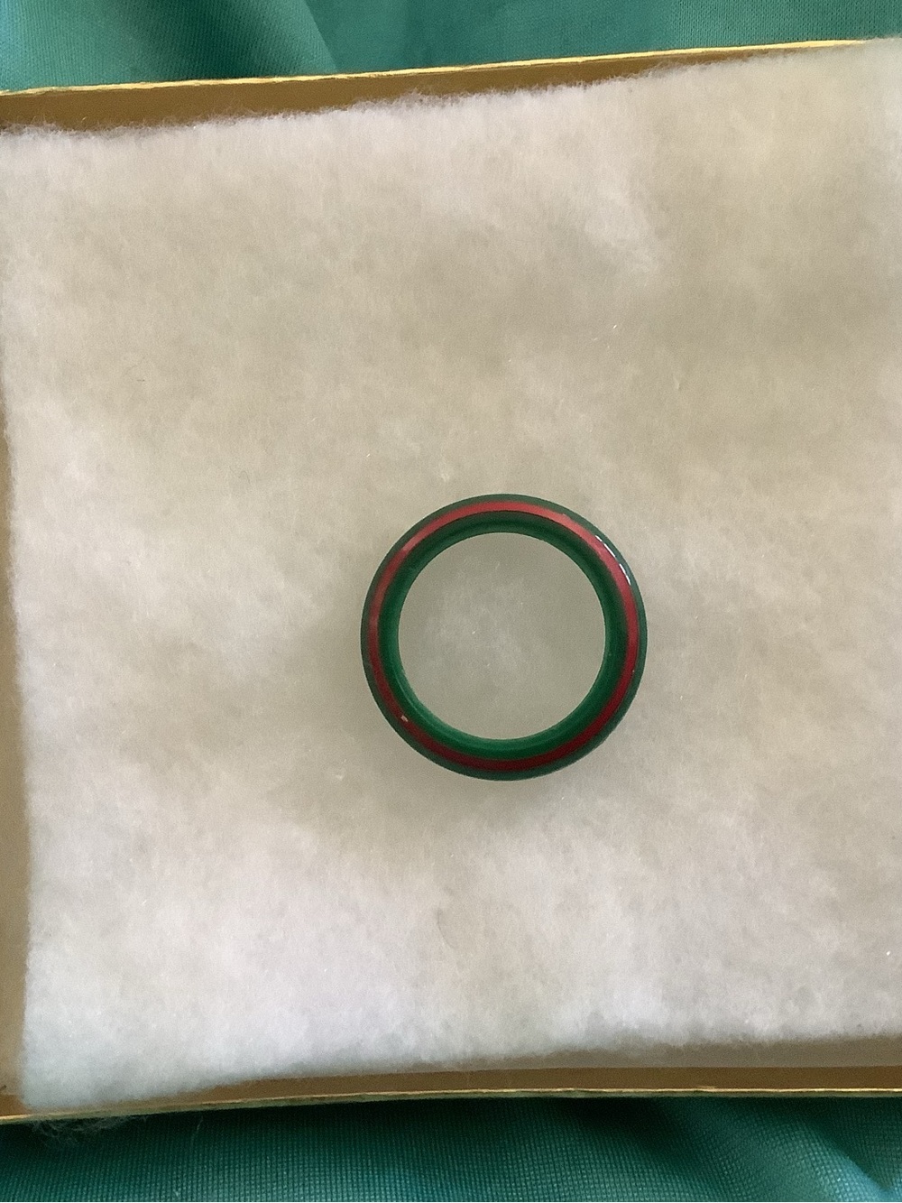 Red and Green Gucci Watch Bezel